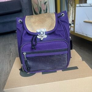 Vintage 90s Y2K Mini Purple Backpack